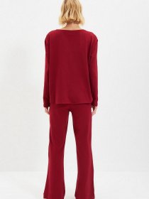Лонгслів Trendyol модель THMAW22PT0032/Bordo Фото