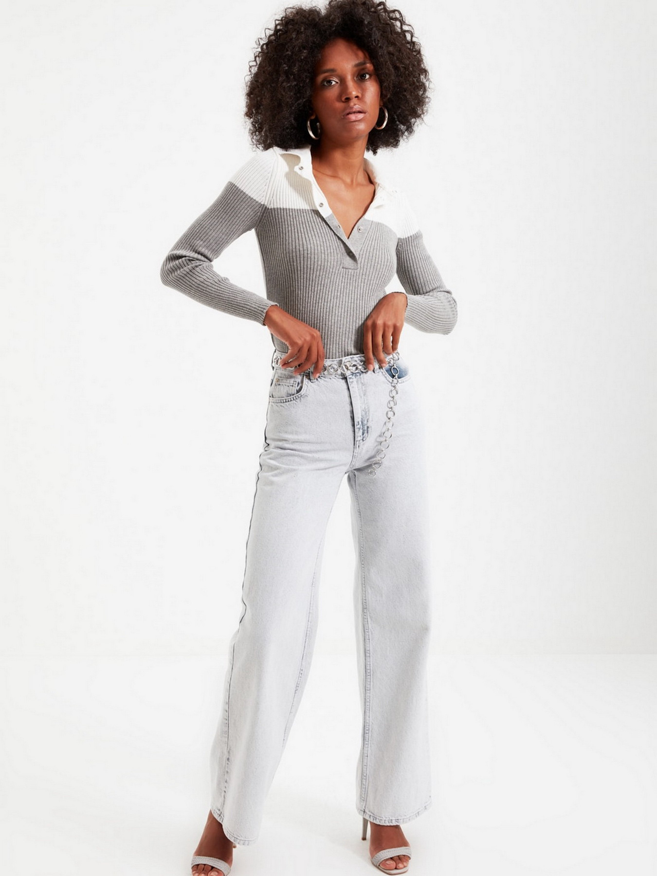 Джемпер Trendyol модель TOFSS19FV0049/Gri Фото