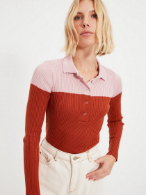 Поло Trendyol модель TOFSS19FV0049/Kiremit Фото