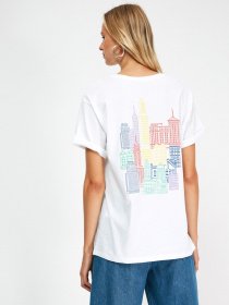 Футболки и поло Trendyol модель TWOSS21TS3939/Beyaz Футболки и поло Trendyol модель TWOSS21TS3939/Beyaz Фото