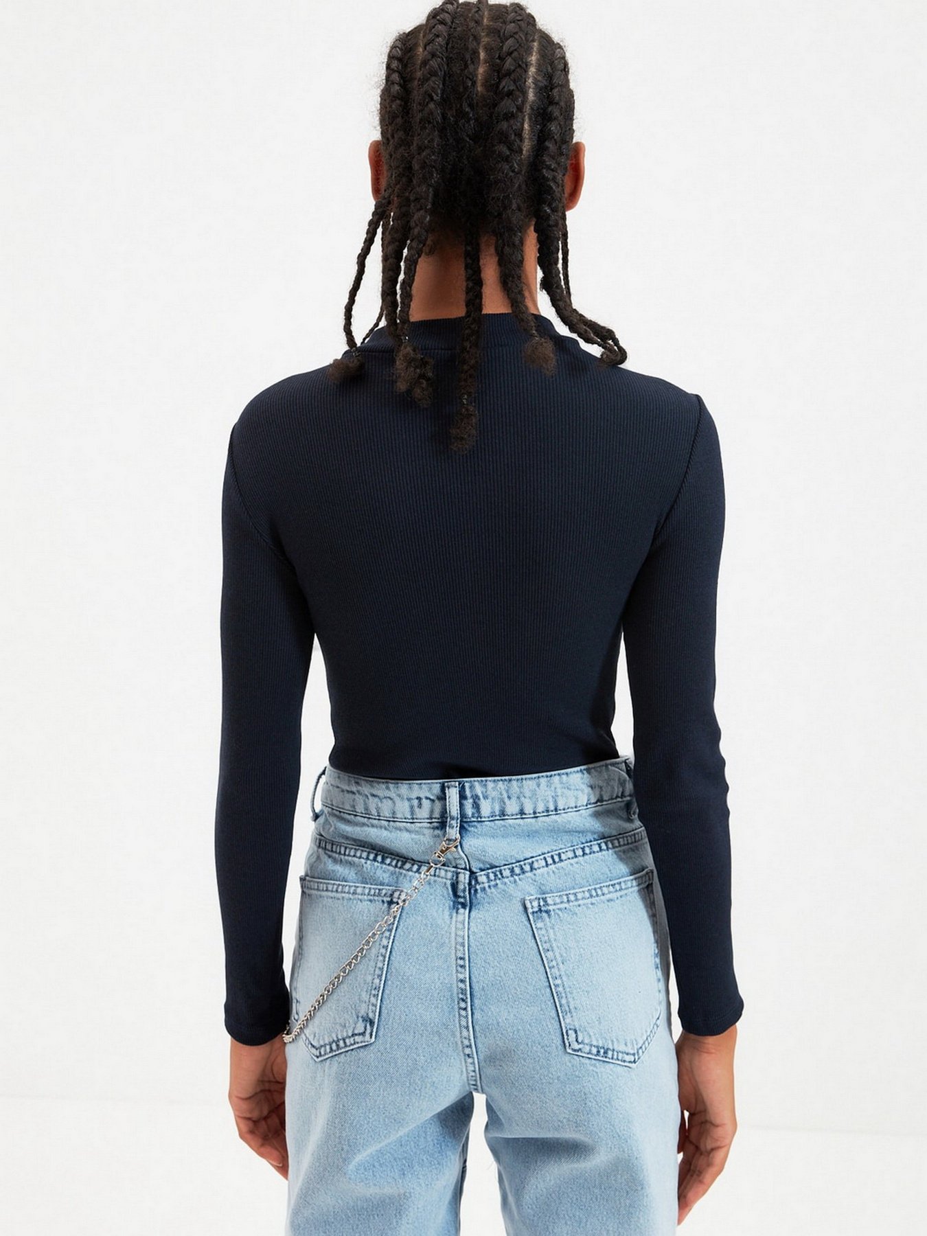 Боди Trendyol модель TWOAW20BD0011/Lacivert Боди Trendyol модель TWOAW20BD0011/Lacivert Фото