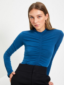 Боді Trendyol модель TWOAW20BD0052/Indigo Боді Trendyol модель TWOAW20BD0052/Indigo Фото