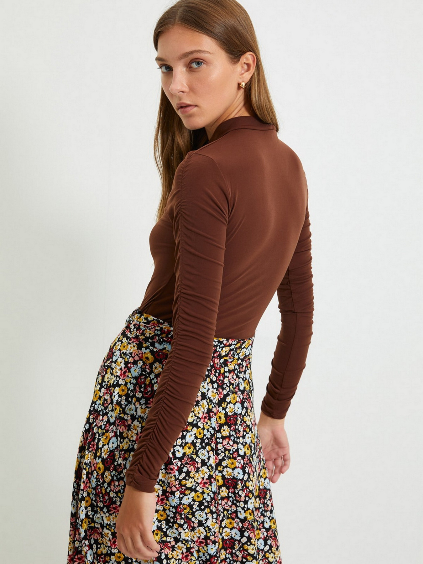 Боди Trendyol модель TWOAW20BD0052/Kahverengi Боди Trendyol модель TWOAW20BD0052/Kahverengi Фото