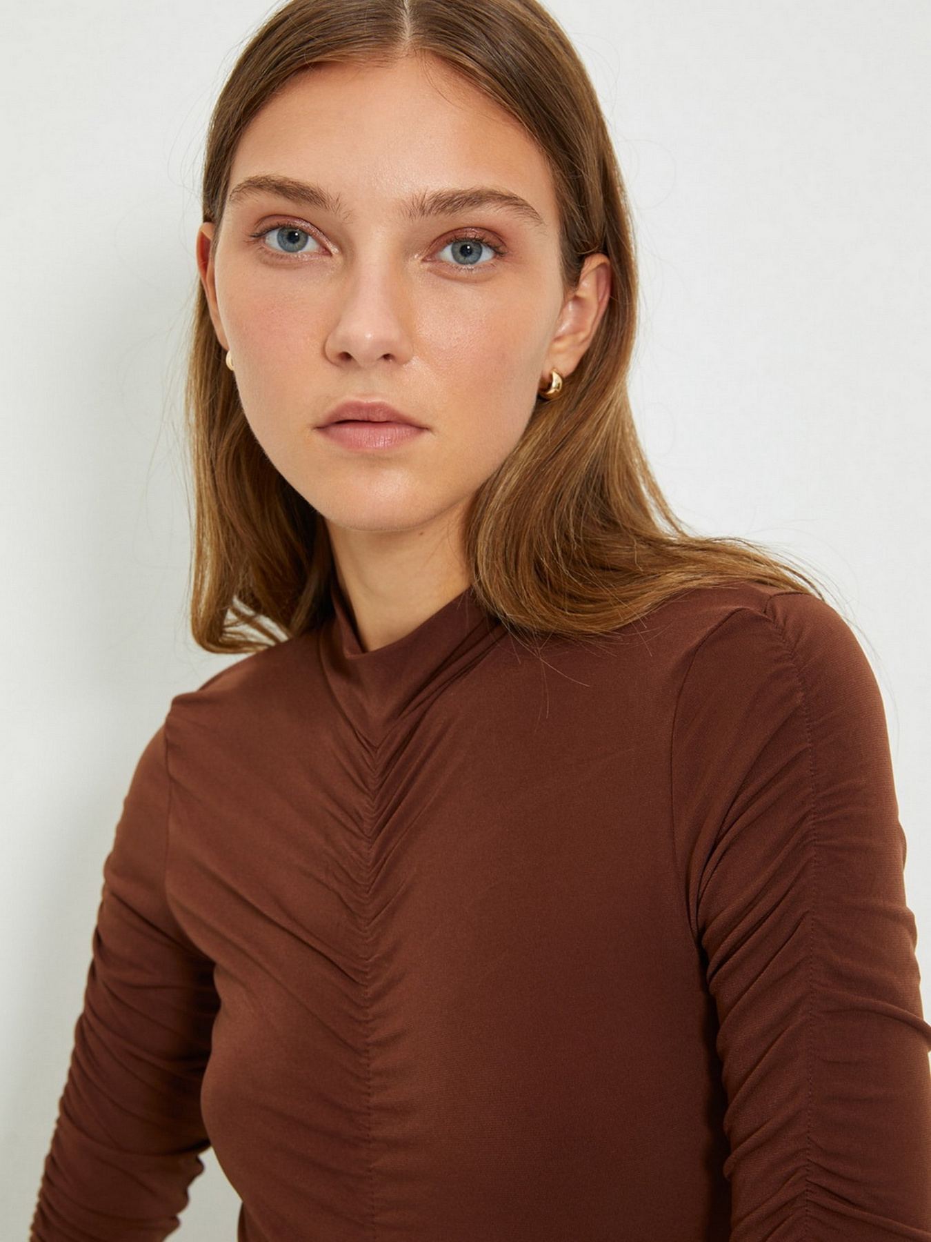 Боди Trendyol модель TWOAW20BD0052/Kahverengi Боди Trendyol модель TWOAW20BD0052/Kahverengi Фото