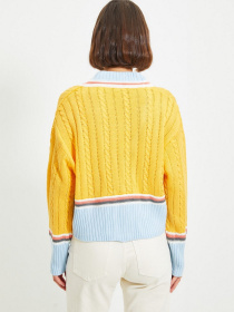 Кардиган Trendyol модель TWOAW20FV0017/Sari Кардиган Trendyol модель TWOAW20FV0017/Sari Фото