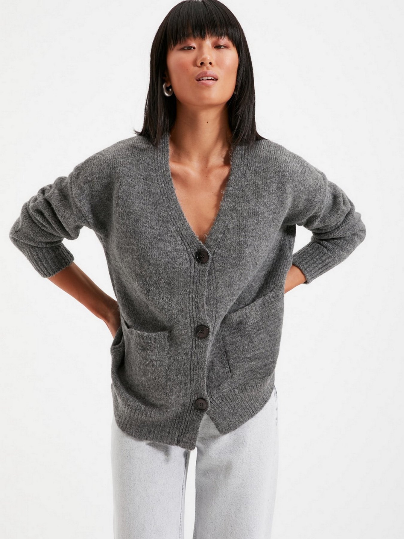 Кардиган Trendyol модель TWOAW20HI0213/Antrasit Фото