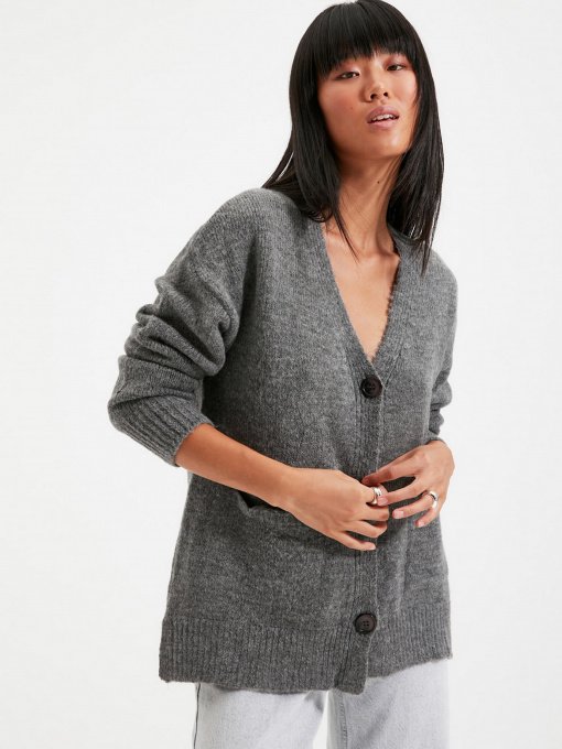 Кардиган Trendyol модель TWOAW20HI0213/Antrasit Фото