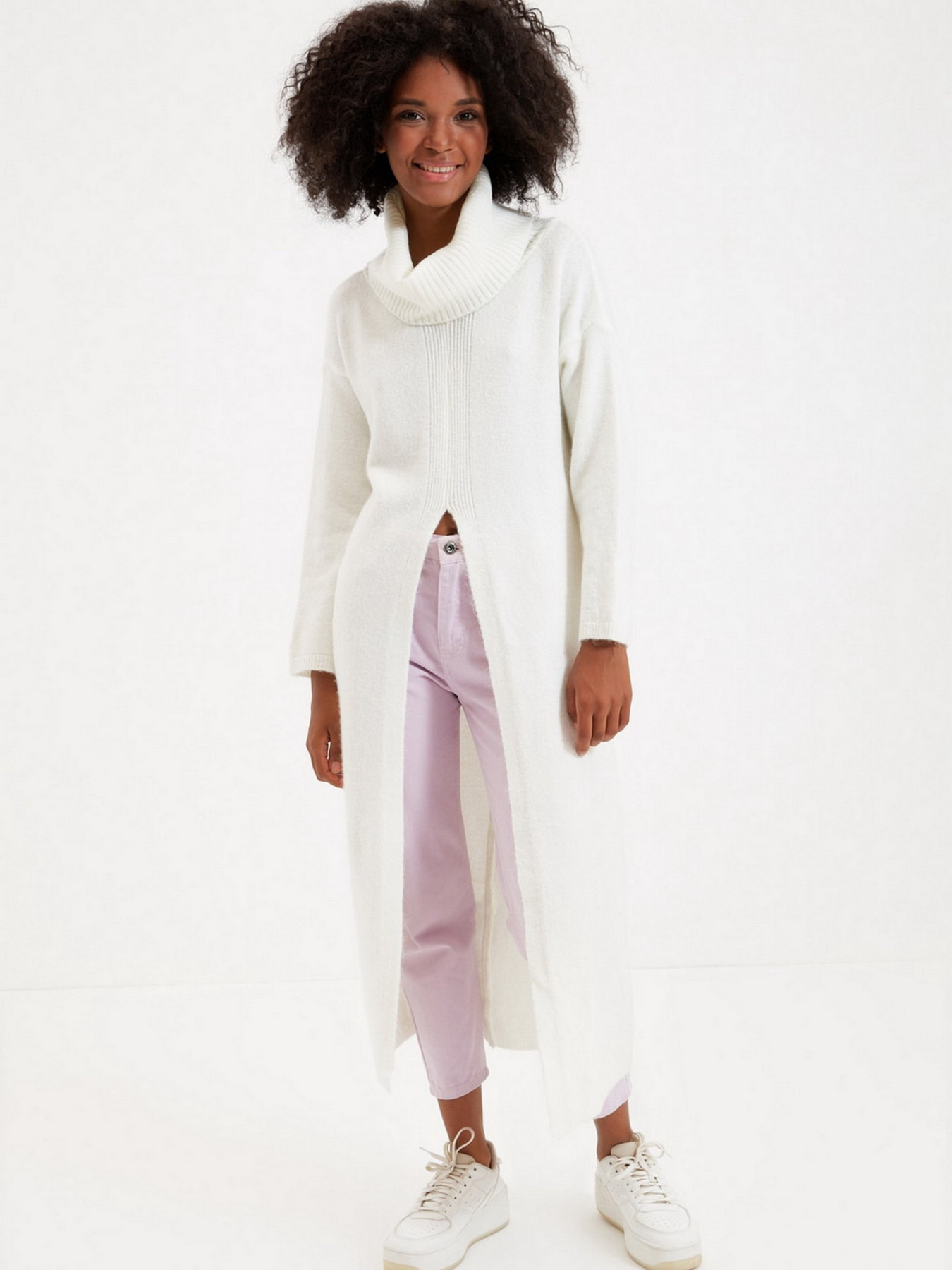 Свитер Trendyol модель TWOAW20KZ1121/Ekru Фото