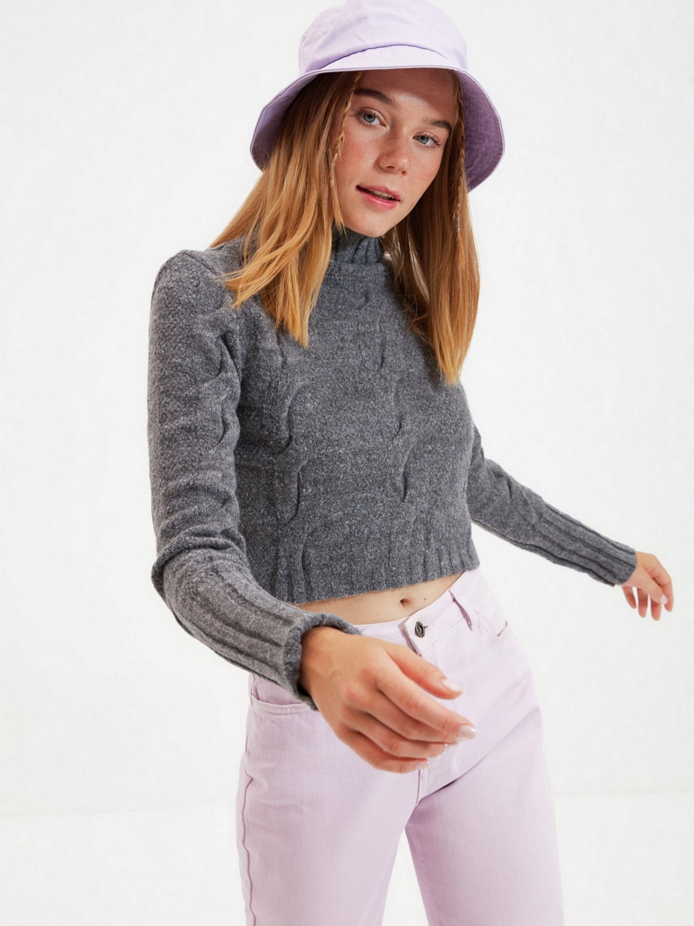 Джемпер Trendyol модель TWOAW20KZ1175/Antrasit Фото