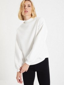 Світшот Trendyol модель TWOAW20SW0584/Ekru Світшот Trendyol модель TWOAW20SW0584/Ekru Фото