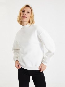 Світшот Trendyol модель TWOAW20SW0584/Ekru Світшот Trendyol модель TWOAW20SW0584/Ekru Фото