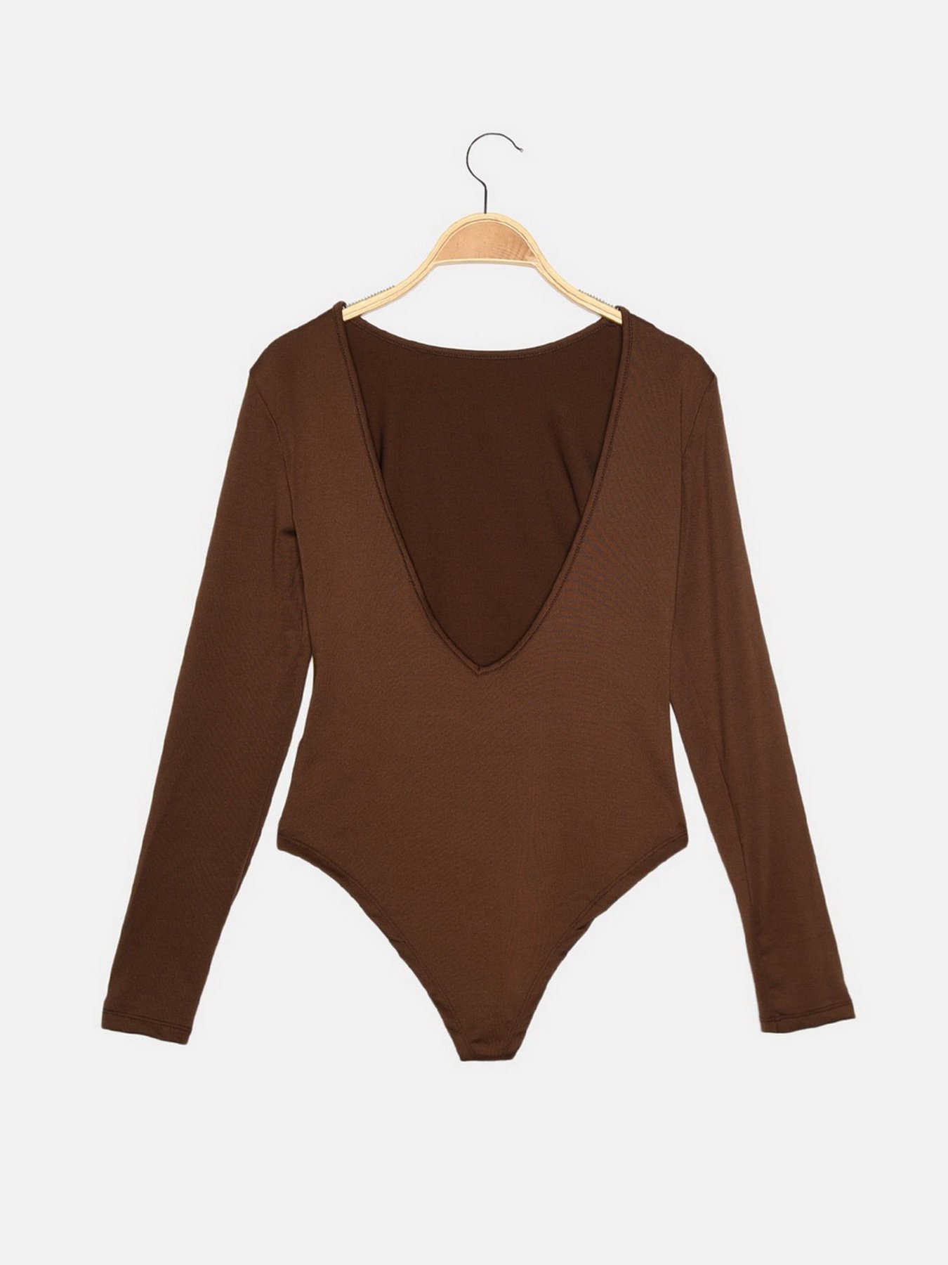 Боди Trendyol модель TWOAW21BD0007/Kahverengi Боди Trendyol модель TWOAW21BD0007/Kahverengi Фото