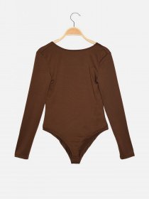Боди Trendyol модель TWOAW21BD0007/Kahverengi Боди Trendyol модель TWOAW21BD0007/Kahverengi Фото