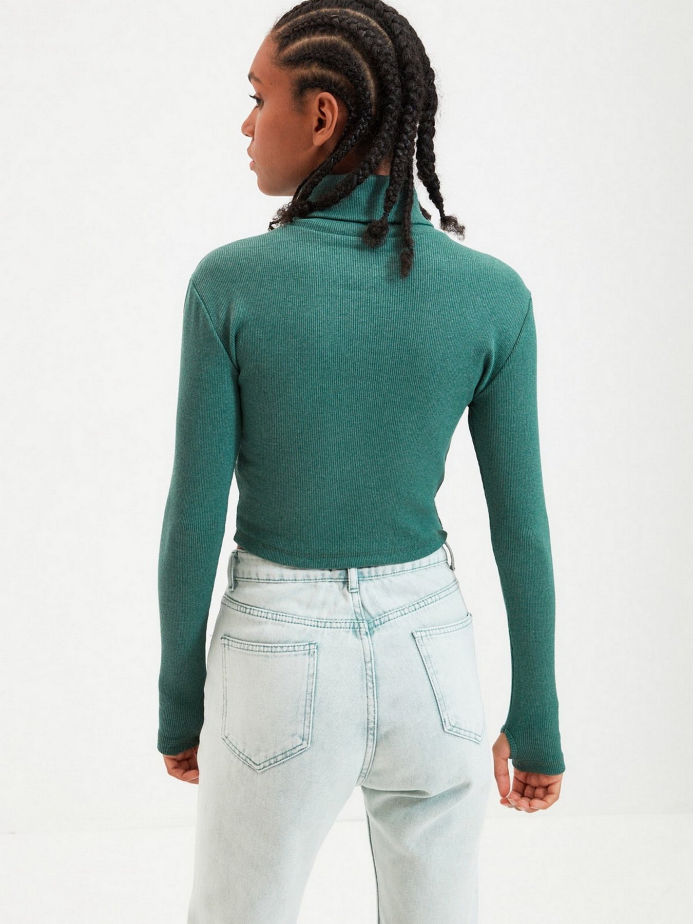 Водолазка Trendyol модель TWOAW21BZ0071/Koyu Mint Фото