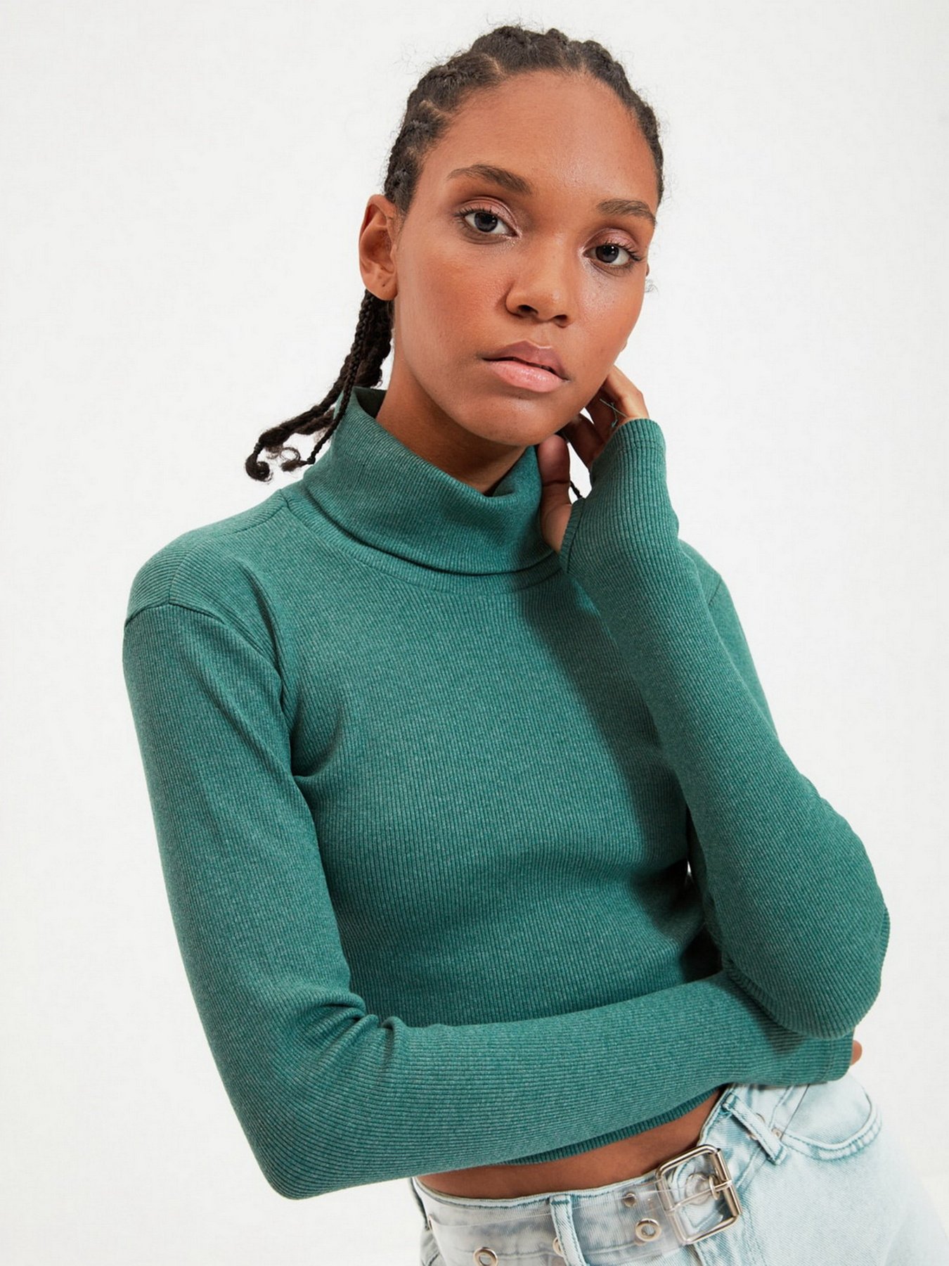 Водолазка Trendyol модель TWOAW21BZ0071/Koyu Mint Фото