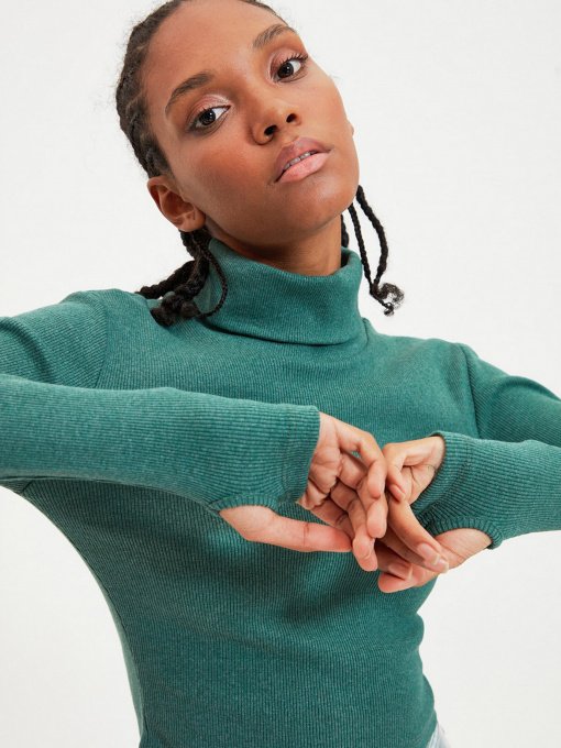 Водолазка Trendyol модель TWOAW21BZ0071/Koyu Mint Фото