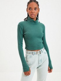 Гольф Trendyol модель TWOAW21BZ0071/Koyu Mint Гольф Trendyol модель TWOAW21BZ0071/Koyu Mint Фото