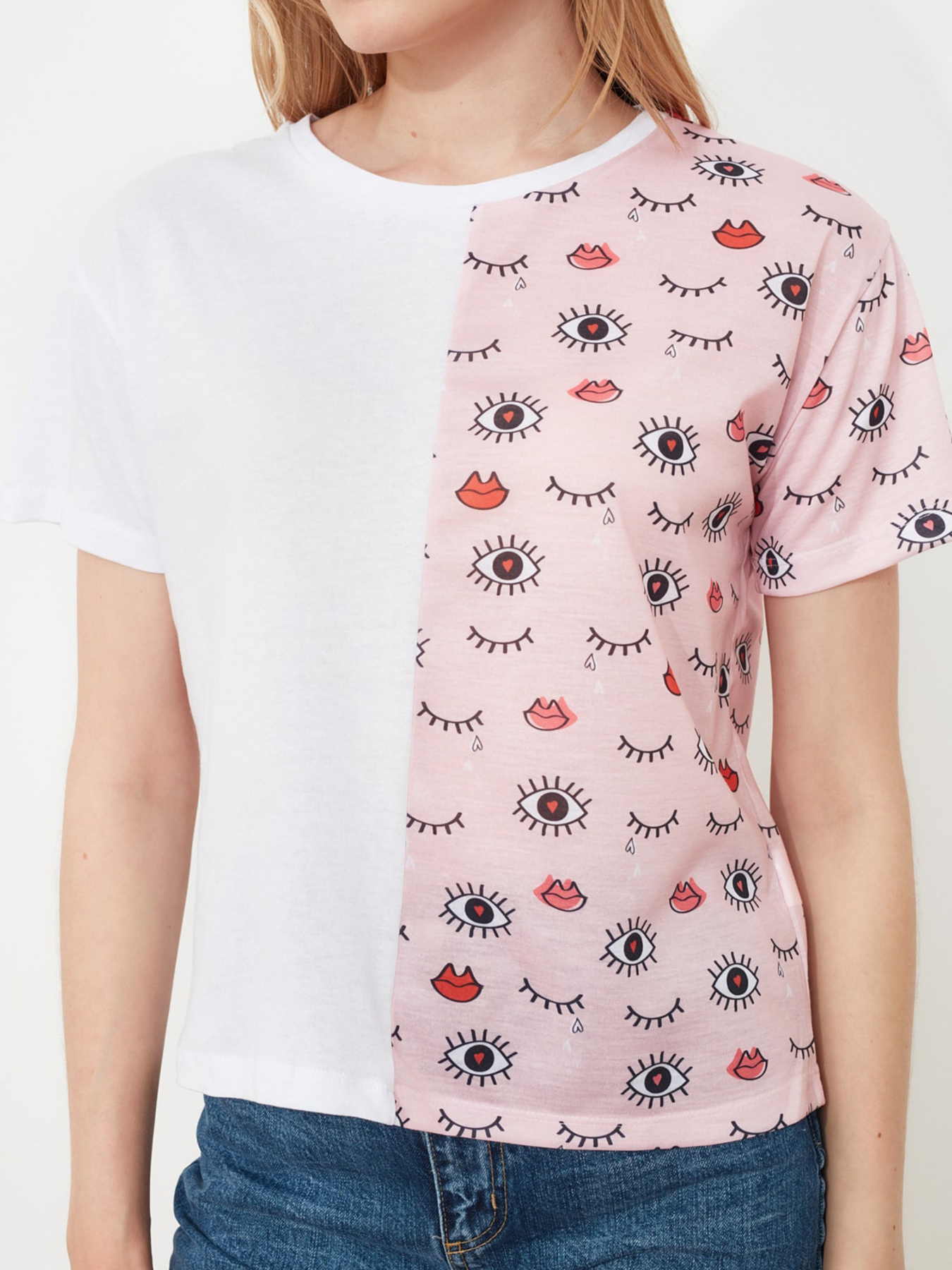 Футболка Trendyol модель TWOSS21TS2614/Beyaz Фото