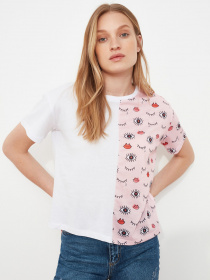 Футболка Trendyol модель TWOSS21TS2614/Beyaz Фото