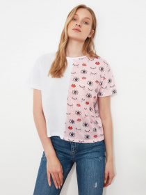 Футболка Trendyol модель TWOSS21TS2614/Beyaz Фото