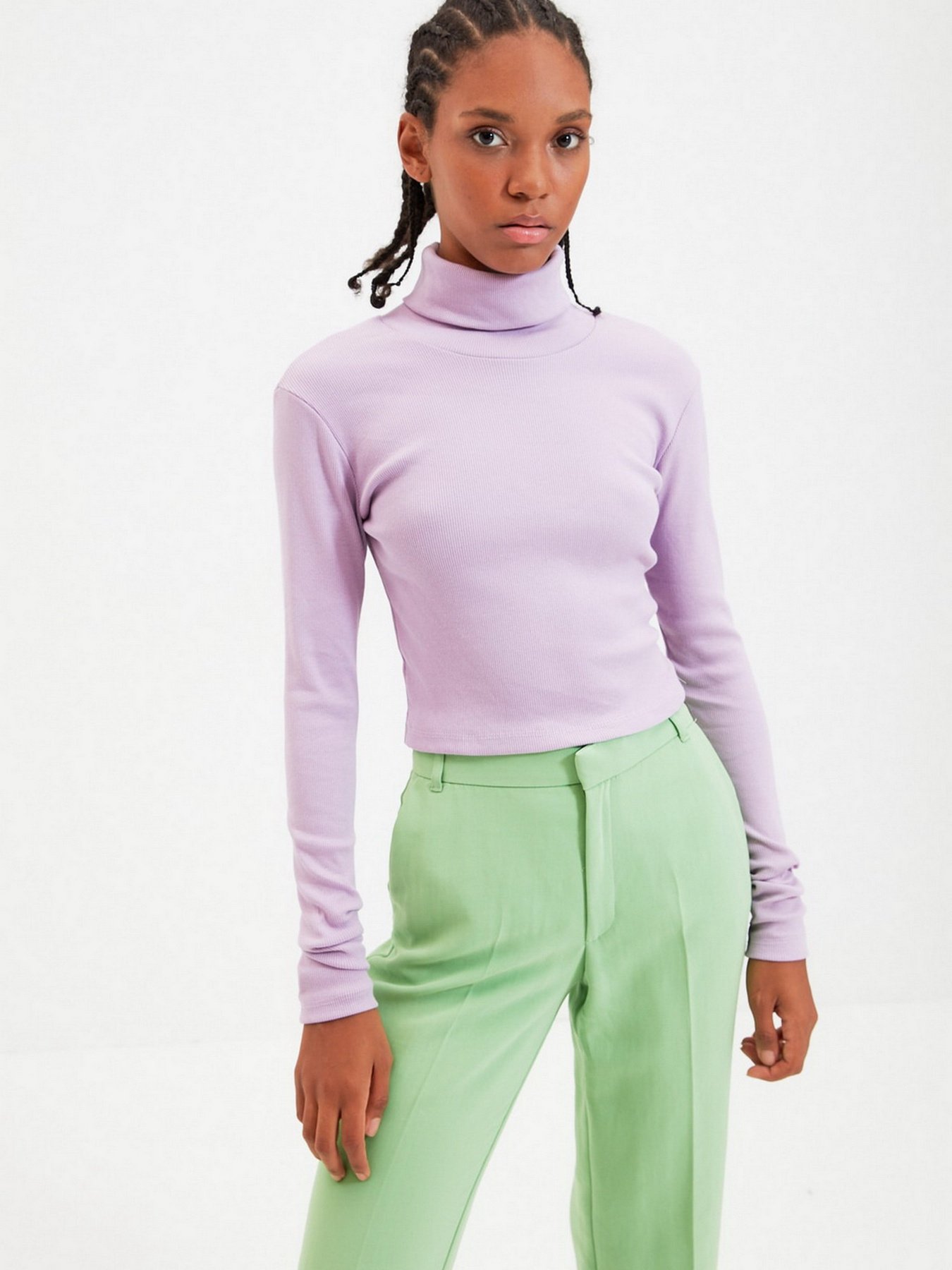 Гольф Trendyol модель TWOAW21BZ0071/Lila Фото