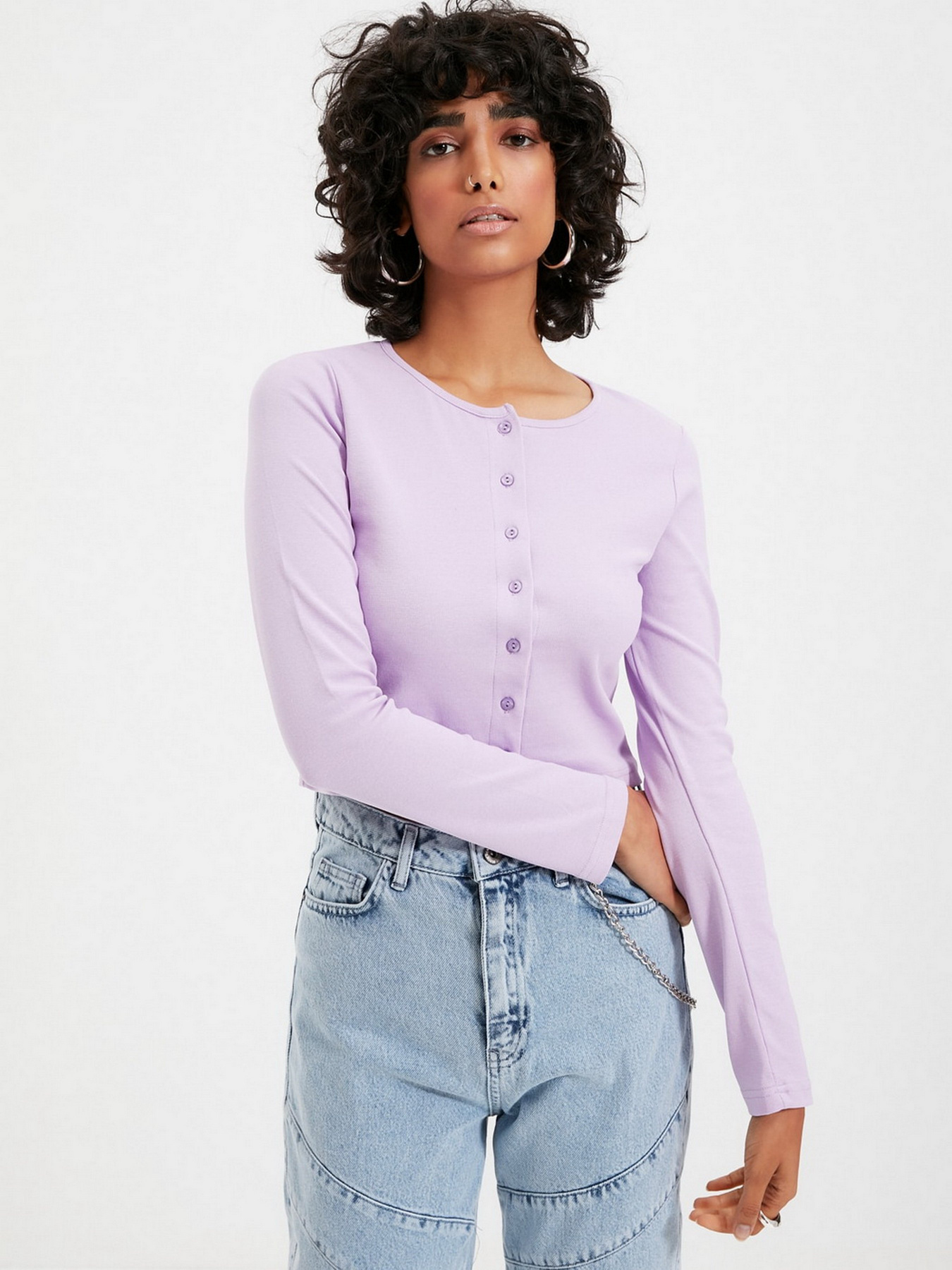 Кардиган Trendyol модель TWOAW21BZ0115/Lila Фото