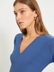 Лонгслів Trendyol модель TWOAW21BZ0249/ACik Mavi Фото