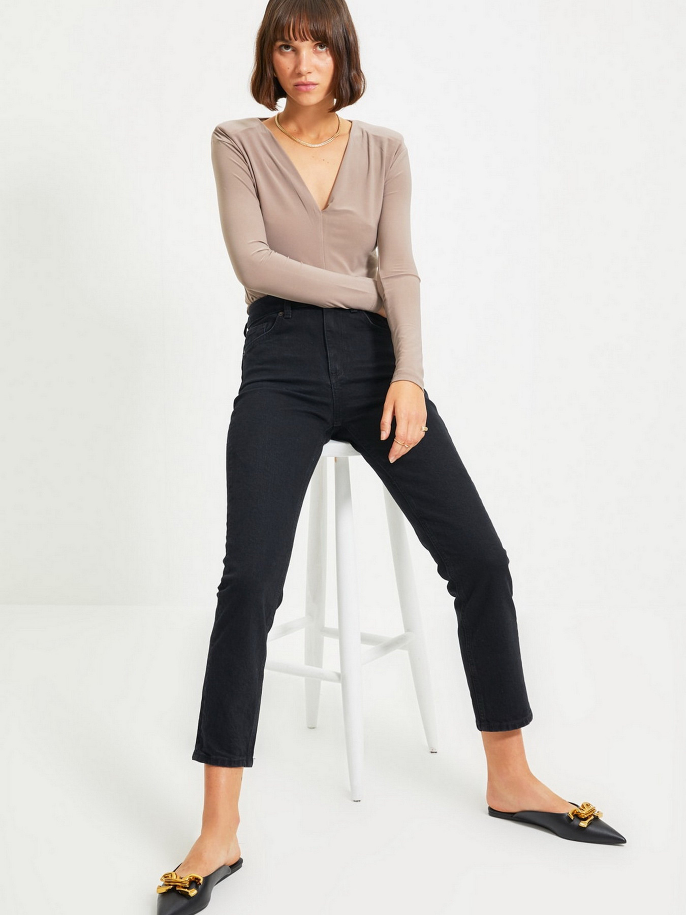 Лонгслів Trendyol модель TWOAW21BZ0249/Vizon Фото