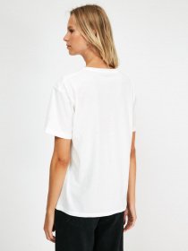 Футболки и поло Trendyol модель TWOSS21TS3937/Ekru Футболки и поло Trendyol модель TWOSS21TS3937/Ekru Фото