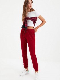 Штани спортивні Trendyol модель TWOAW21EA0066/Bordo Фото