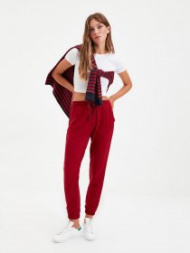 Штани спортивні Trendyol модель TWOAW21EA0066/Bordo Фото