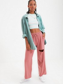 Спортивні штани Trendyol модель TWOAW21EA0116/Gul Kurusu Спортивні штани Trendyol модель TWOAW21EA0116/Gul Kurusu Фото