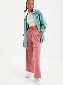 Спортивні штани Trendyol модель TWOAW21EA0116/Gul Kurusu Спортивні штани Trendyol модель TWOAW21EA0116/Gul Kurusu Фото