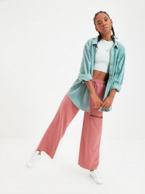 Спортивні штани Trendyol модель TWOAW21EA0116/Gul Kurusu Спортивні штани Trendyol модель TWOAW21EA0116/Gul Kurusu Фото