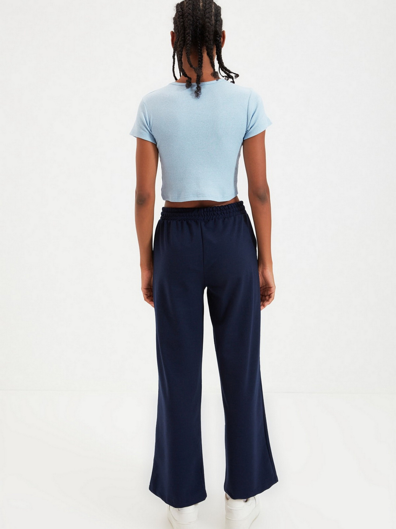 Штани спортивні Trendyol модель TWOAW21EA0116/Lacivert Фото