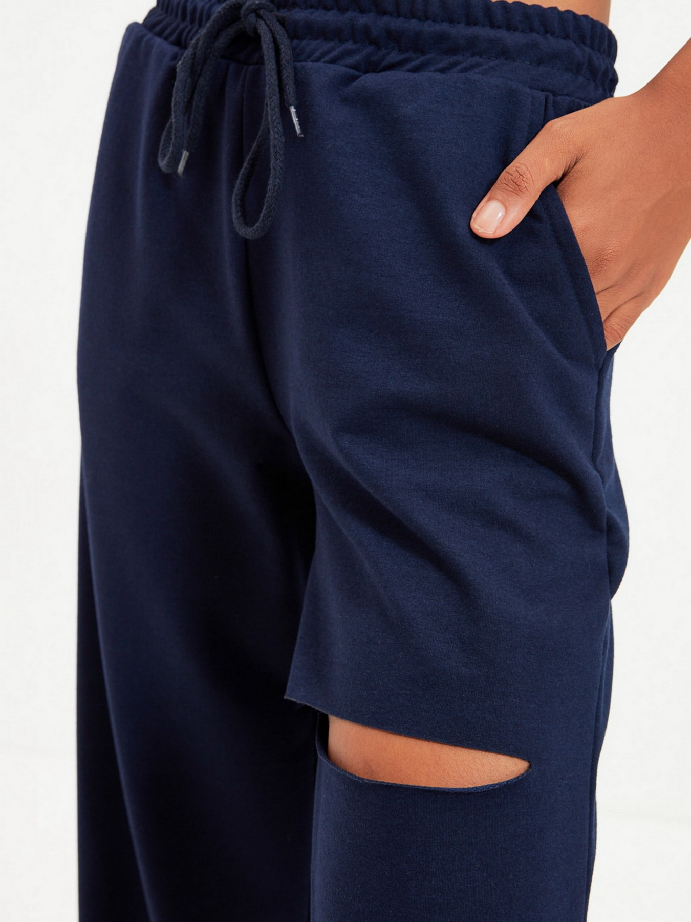 Штани спортивні Trendyol модель TWOAW21EA0116/Lacivert Фото