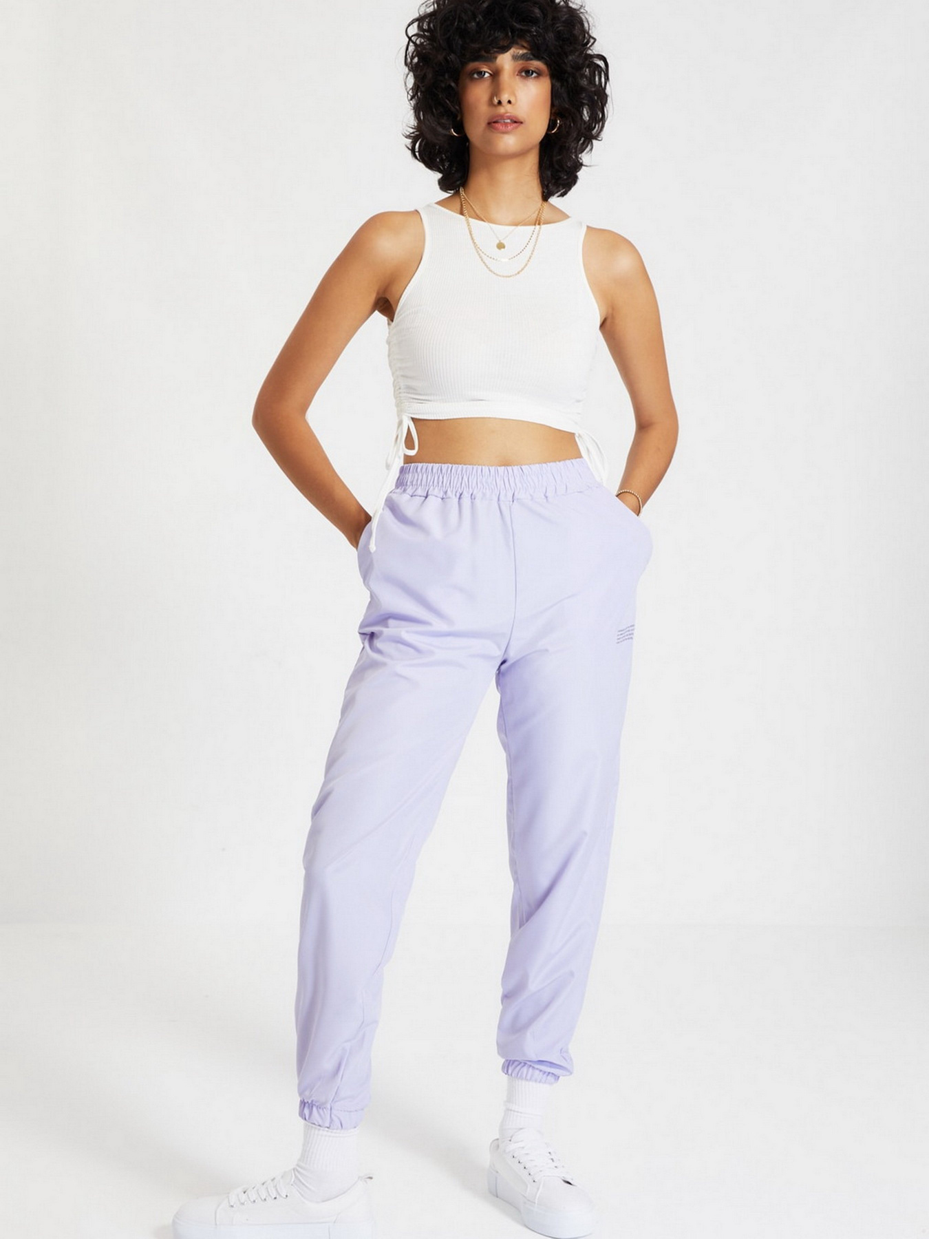 Штаны спортивные Trendyol модель TWOAW21EA0200/Lila Фото