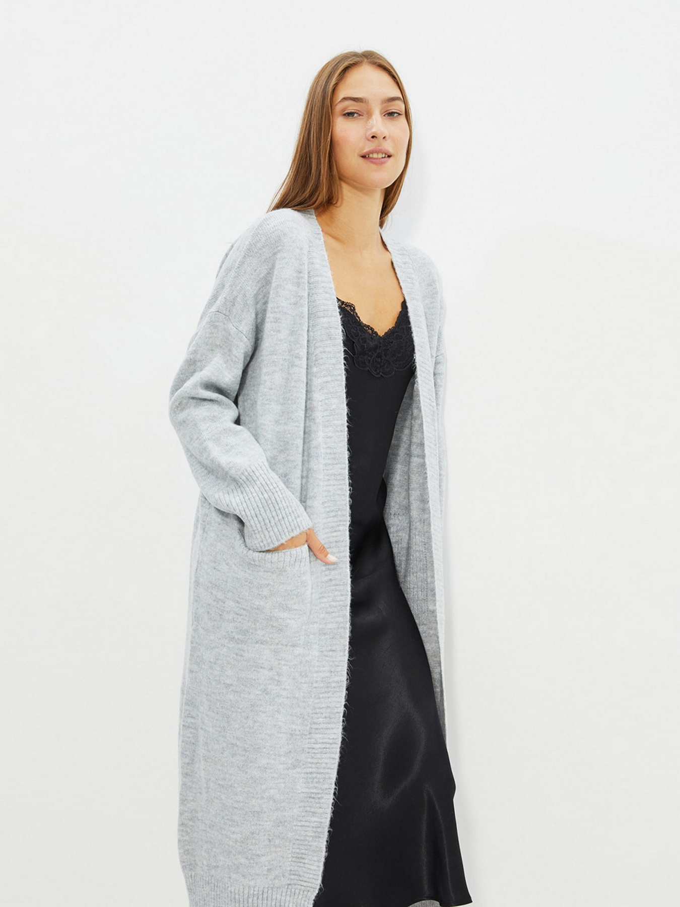 Кардиган Trendyol модель TWOAW21HI0225/Gri Фото