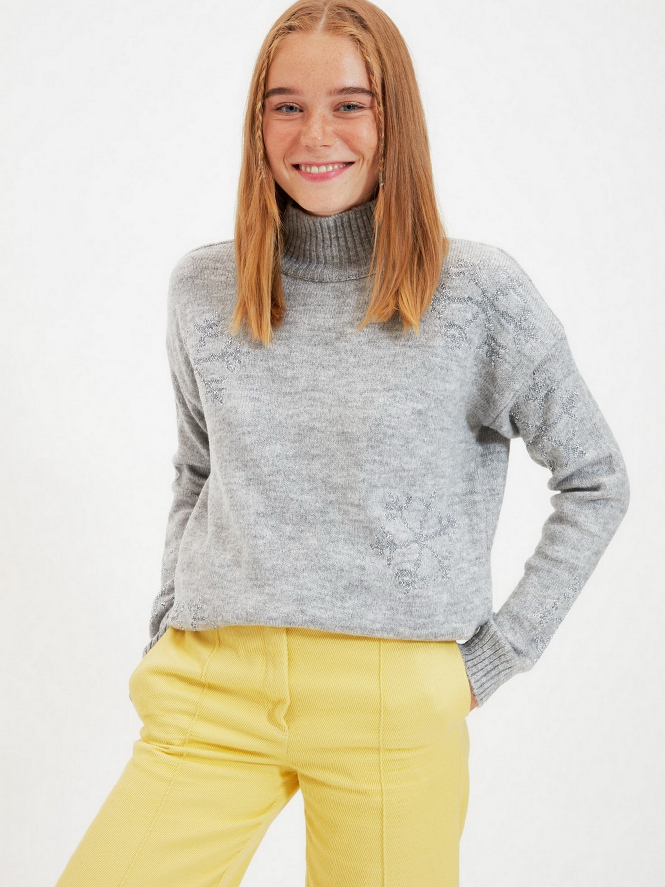 Джемпер Trendyol модель TWOAW21KZ0356/Gri Фото