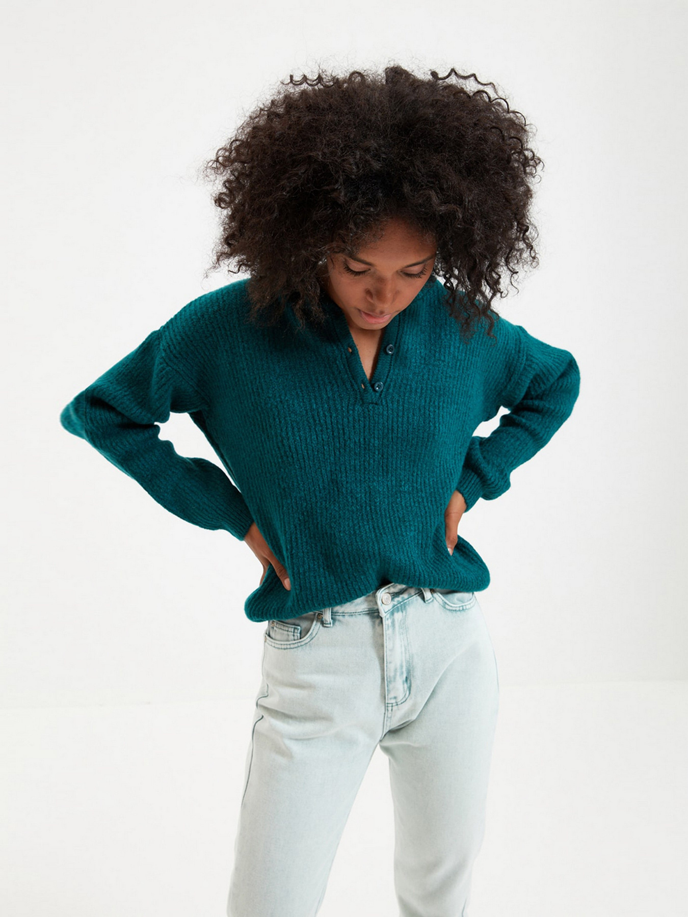 Джемпер Trendyol модель TWOAW21KZ0410/Yesil Фото