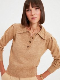 Джемпер Trendyol модель TWOAW21KZ1182/Camel Фото