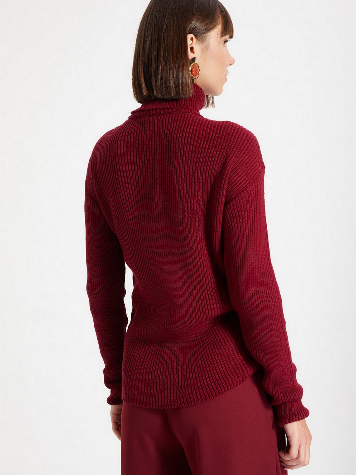 Свитер Trendyol модель TWOAW21KZ2014/Bordo Фото