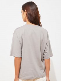 Футболки и поло Trendyol модель TWOSS21TS2680/Gri Фото