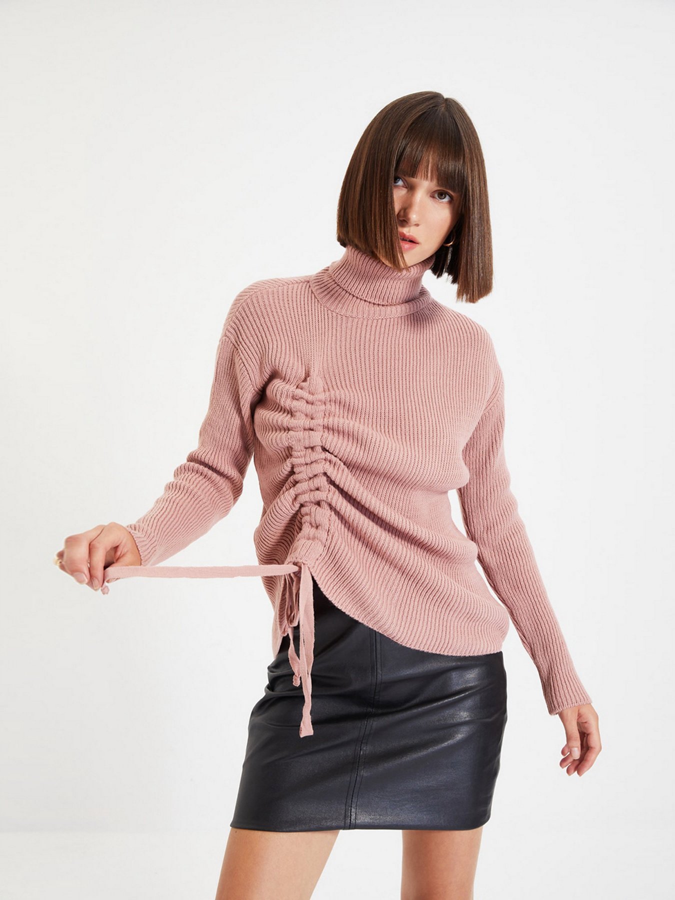 Светр Trendyol модель TWOAW21KZ2014/Koyu Gul Kurusu Фото