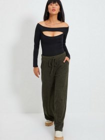 Повседневные штаны Trendyol модель TWOAW21PL0293/Haki Фото