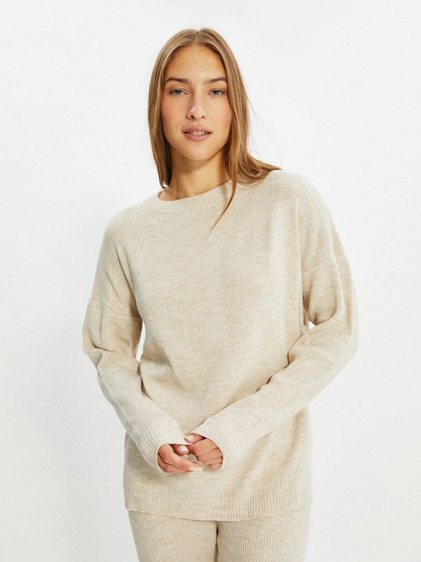 Повседневный костюм Trendyol модель TWOAW22AU0040/Bej Повседневный костюм Trendyol модель TWOAW22AU0040/Bej Фото