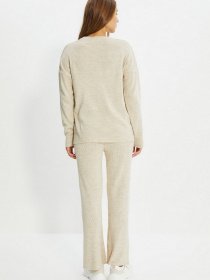 Повседневный костюм Trendyol модель TWOAW22AU0040/Bej Повседневный костюм Trendyol модель TWOAW22AU0040/Bej Фото