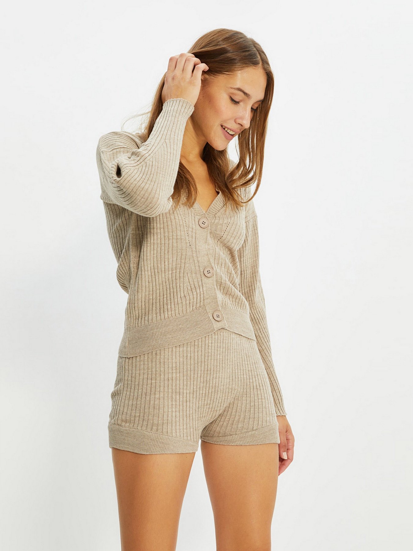 Повсякденний костюм Trendyol модель TWOAW22AU0043/Camel Повсякденний костюм Trendyol модель TWOAW22AU0043/Camel Фото