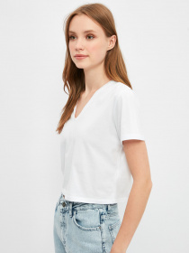 Футболка Trendyol модель TWOSS21TS3830/Beyaz Фото