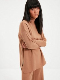 Повседневный костюм Trendyol модель TWOAW22AU0102/Camel Повседневный костюм Trendyol модель TWOAW22AU0102/Camel Фото